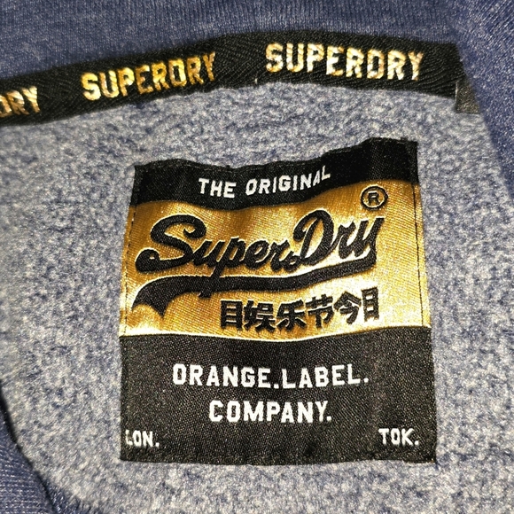 Superdry Orange Label Elite Hoodie- size 8 (M) -NWOT 💙 - Picture 9 of 11